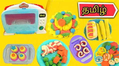 Playdoh Kitchen Creation Magical Oven Unboxing And Playing தமிழ்