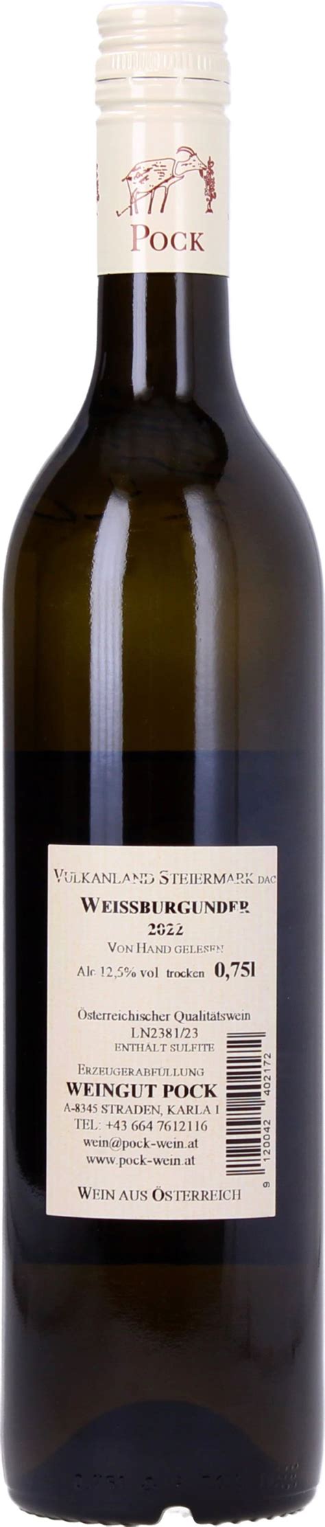 Weingut Pock Wei Burgunder Liter Piccantino Onlineshop