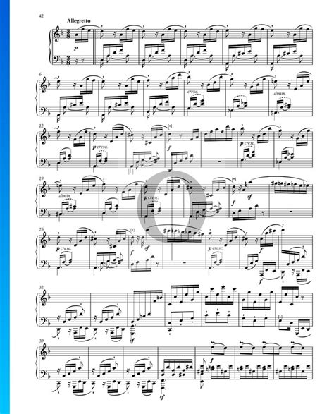 Sonata Tempest Op 31 No 2 3 Allegretto Ludwig Van Beethoven