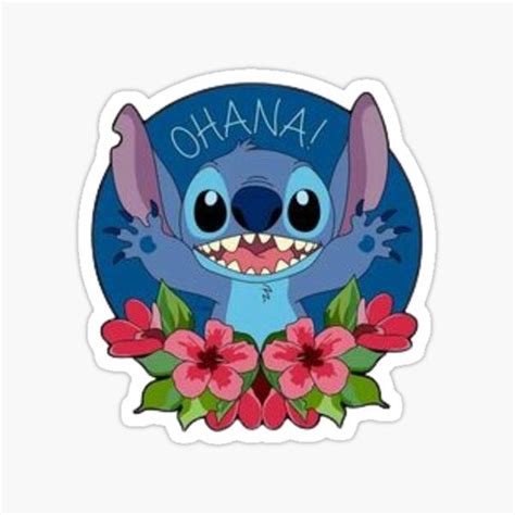 Ohana Stitch Sticker For Sale By CraftyLifeA Lilo And Stitch