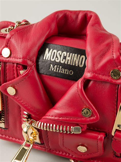 Moschino Small Biker Shoulder Bag Farfetch