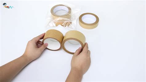 Recyclable Brown Color Fiberglass Reinforced Kraft Paper Gummed Sealing