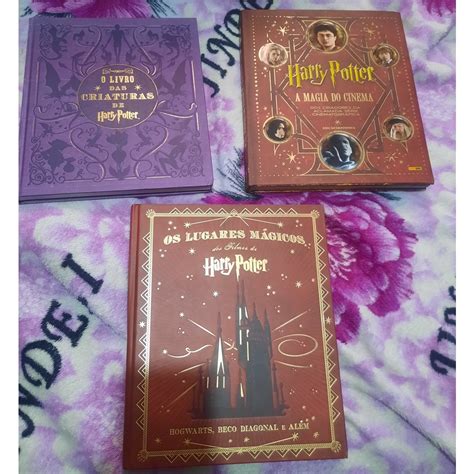 Livros Harry Potter O Livro Das Criaturas Magia Do Cinema Os