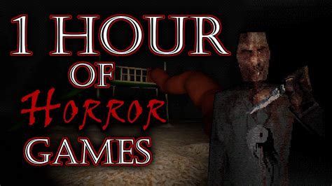 1 Hour Of Random Horror Games YouTube