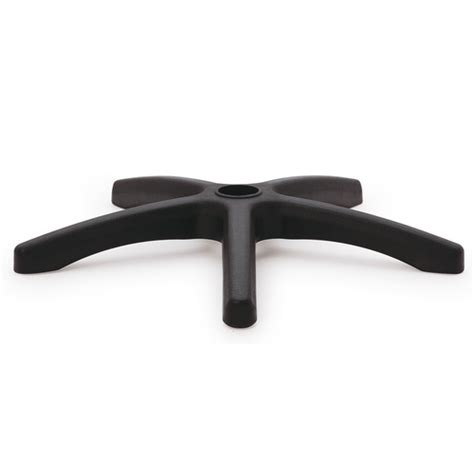 plastic chair base  polymer material compact black design durable