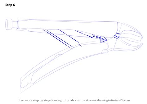 How to Draw Mole Wrench (Tools) Step by Step | DrawingTutorials101.com