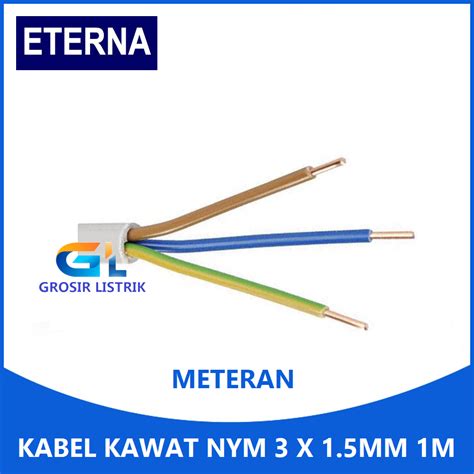 Jual Kabel Eterna Nym X Mm Meteran Meter Kawat Tembaga Engkel