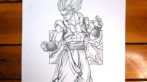 Como Desenhar O Gogeta Ssj Blue Corpo Inteiro Youtube