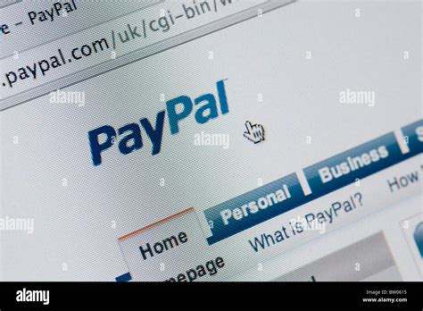 Detail Of Screenshot From Website Of Paypal Online Payment And Money