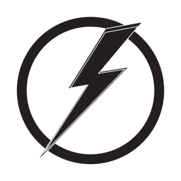 Lightning Thunderbolt Electricity Logo Design Template Illustration