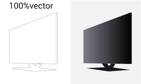 Un Monitor Negro Que Dice Espe En La Parte Inferior Vector Premium