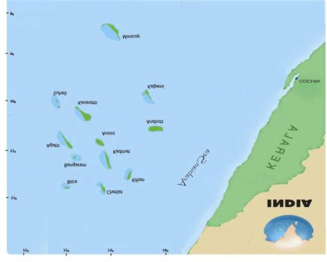 Lakshadweep Islands Map - Lakshadweep - Wikipedia, the free ...