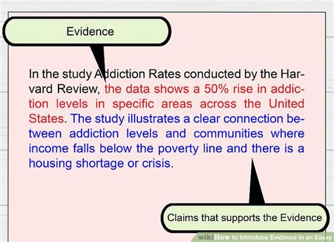 How To Explain Evidence In Writing