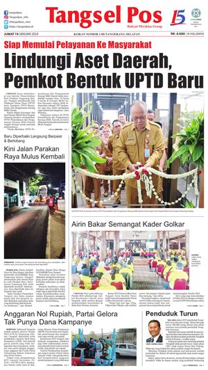 Epaper Edisi Jumat Januari Tangselpos Id