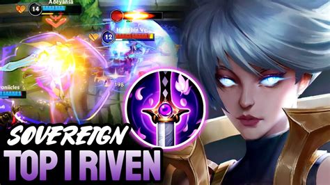 Wild Rift Riven Top Riven Gameplay Sovereign Ranked Youtube