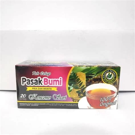 Jual Teh Celup Herbal Pasak Bumi Melancarkan Peredaran Darah