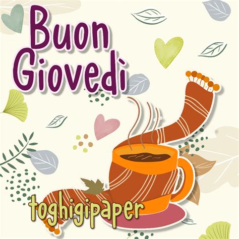 Buon Giovedì Autunnale ToghigiPaper