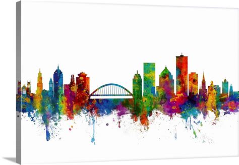 Rochester New York Skyline Wall Art Canvas Prints Framed Prints Wall Peels Great Big Canvas