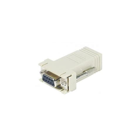 Adaptateur RJ45 Femelle Sub D9 Femelle Elcom Electronique Pau