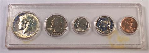 United States Uncirculated Coin Set Kennedy Half Dollar Is Silver