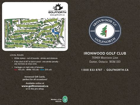 Ironwood Golf Club - GolfNorth