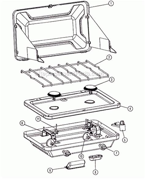 Coleman Dual Fuel Stove Parts Diagram | Reviewmotors.co