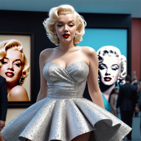 Very Detailed And Hyper Realistic Marilyn Monroe Wea