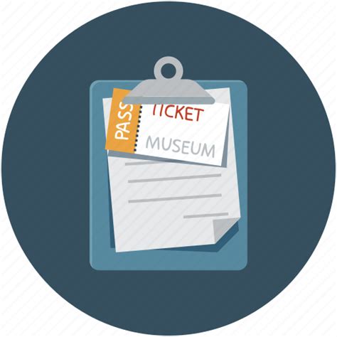 Museum Pass Tickets Travel Icon Download On Iconfinder