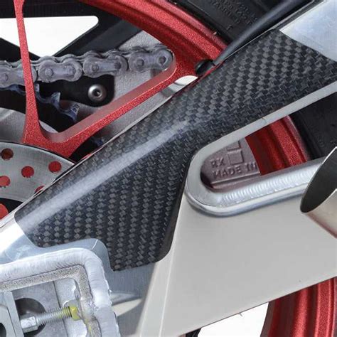 R G Carbon Swingarm Guard Radiatorkitusa