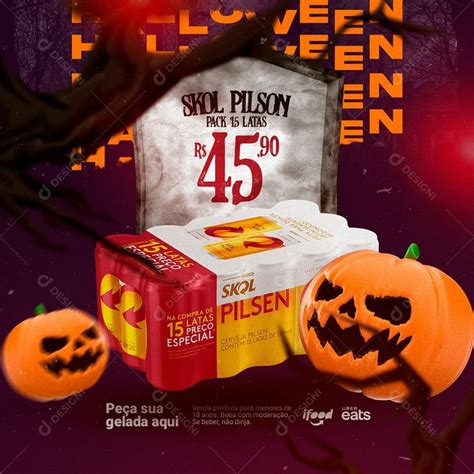 An Advertisement For Halloween Products With Jack O Lanterns