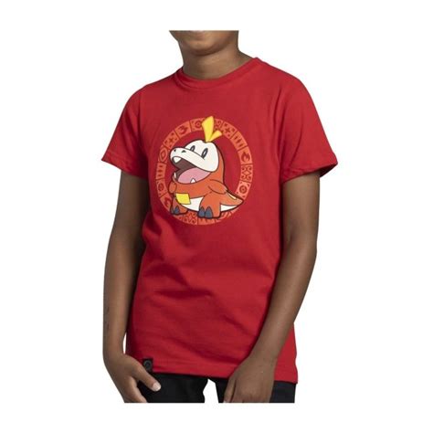 Fuecoco Red Relaxed Fit Crew Neck T Shirt Youth Pokémon Center