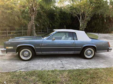 1985 Cadillac Eldorado Convertible Blue Fwd Automatic Biarritz