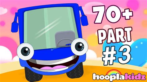 Wheels On The Bus | Part 3 | Plus More Nursery Rhymes And Songs by HooplaKidz | 70 + Mins - YouTube