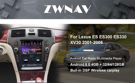 Amazon Zwnav Inch Tesla Style Touch Screen Radio For Lexus Es