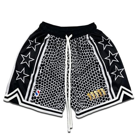 Unisex "VENOM BLACK" NBA Basketball Shorts