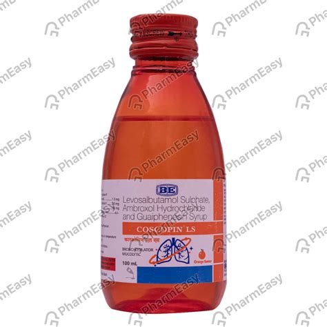 Coscopin Ls Orange Flavour Bottle Of Ml Syrup Uses Side Effects