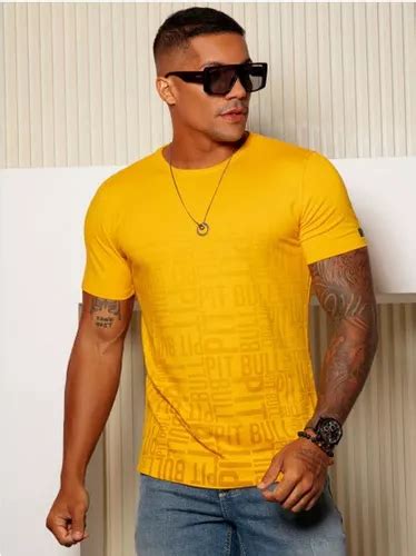 Camiseta Gola O Pitbull Jeans Ref Parcelamento Sem Juros