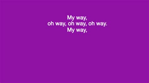 Calvin Harris My Way {lyrics} Lyric Video Youtube