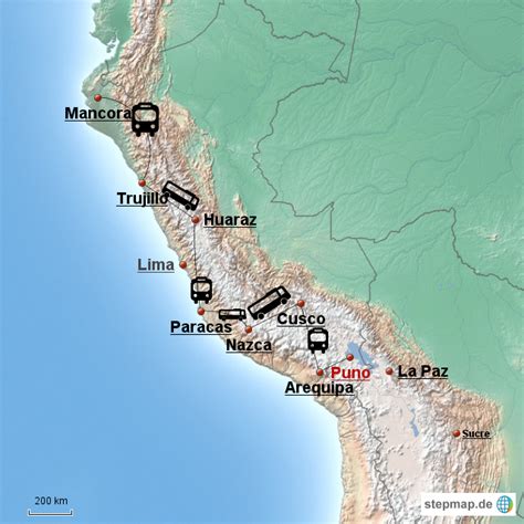 Stepmap Peru Landkarte F R Deutschland