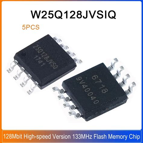 5pcs 25Q128JVSQ SOP 8 W25Q128JVSIQ W25Q128JV SOIC 8 128Mbit 16MBx8bit