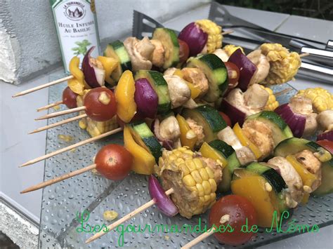 Brochettes de Légumes au Barbecue et Degustabox de mars Les