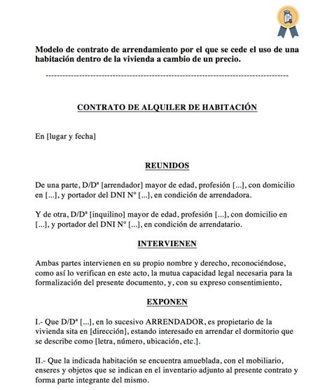 Modelo De Contrato De Arrendamiento De Vivienda Amueblada Actualizado Agosto 2022