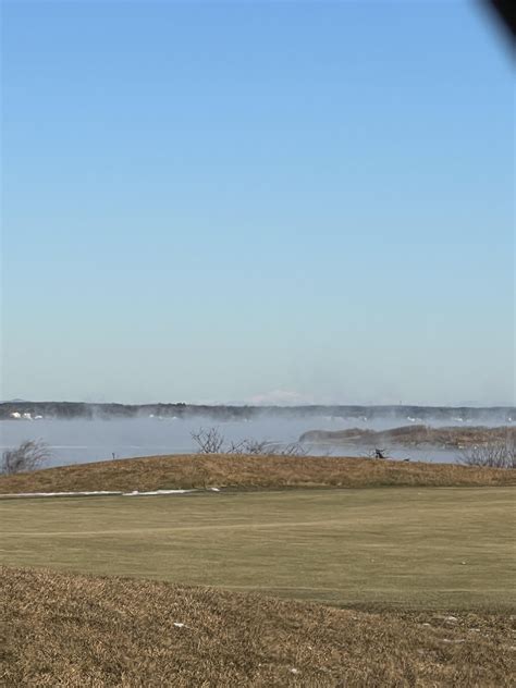 Maximum visibility today meant Mt. Washington was visible from Southern