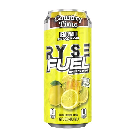 Ryse Fuel Zero Sugar Energy Drink Country Time Lemonade Shop Diet And Fitness At H E B