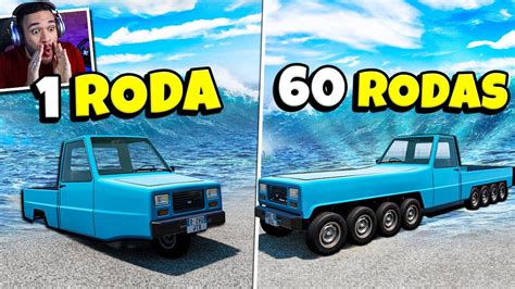 A Cada Batida As Rodas Dobram Durante Uma Inunda O Beamng Drive