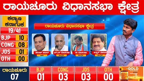 ರಯಚರ ವಧನಸಭ ಕಷತರ Karnataka Election Survey Raichur