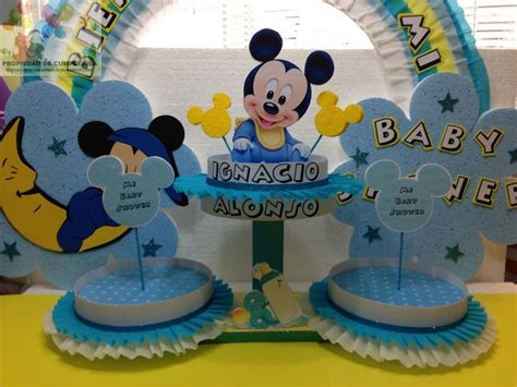 Decoraciones Infantiles Mickey Baby Shower Mickey Mouse De Beb