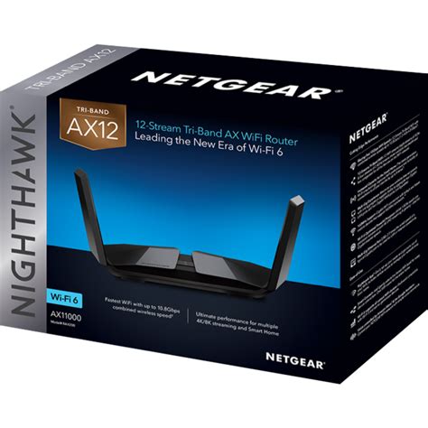 Netgear Nighthawk RAX200 IEEE 802 11ax AX1100 Wi Fi 6 Router RAX200