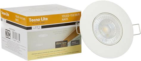 Tecnolite L Mpara Empotrado Led Blanco C Lido Ydled B Amazon