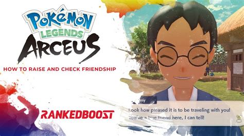 Pokemon Legends Arceus How To Raise And Check Friendship Guide